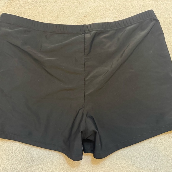 Black Swim Shorts Women's Plus Size XXXL - Picture 2 of 6